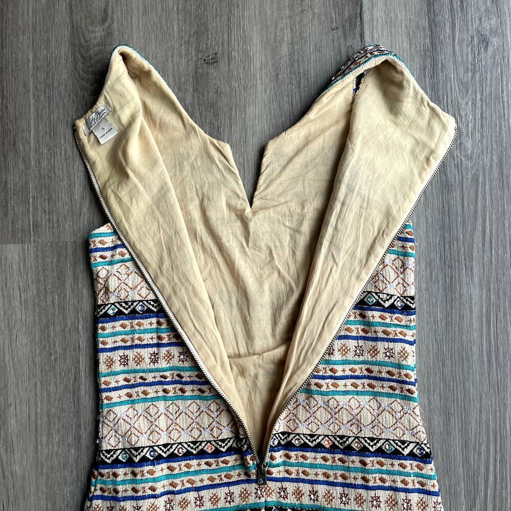 Lucky Brand Sequin Tribal Dress Small​​​​ - Picture 7 of 7